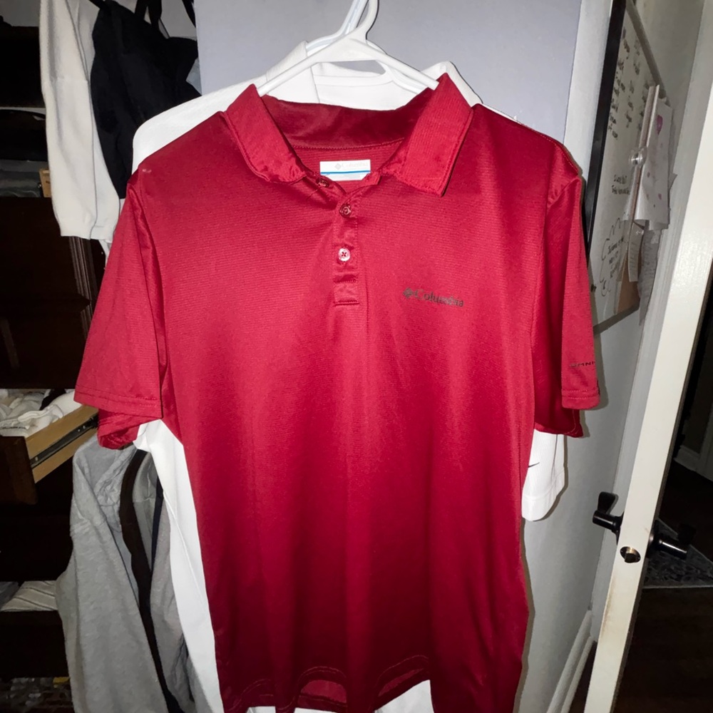 Columbia Men's Crimson Short-Sleeve Performance Polo